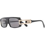 Schwarze Cazal Rechteckige Herrensonnenbrillen Größe 3 XL 