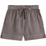 Graue Shorts & kurze Hosen aus Leinen für Damen Größe S 