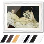 Édouard Manet - Olympia, Farbe:Silber, Größe:60x40cm A2