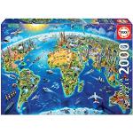 2000 Teile Puzzles Länder für über 12 Jahre 