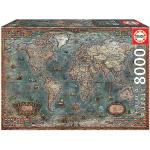 500 Teile Puzzles Weltkarte für über 12 Jahre 