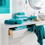 Blaue Egeria Badehandtücher & Badetücher aus Baumwolle trocknergeeignet 70x140 1 Teil 