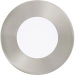 Silberne Eglo LED Einbauleuchten matt aus Nickel 3 Teile 