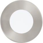 Silberne Eglo LED Einbauleuchten matt aus Nickel 