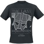 Elder Scrolls The V - Skyrim - The Last Dragonborn Männer T-Shirt schwarz XL