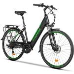 Schwarze xxxlutz E-Bikes & Elektrofahrräder aus Metall für Herren 28 Zoll 