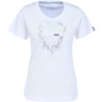 Weiße Kurzärmelige Elkline Volkswagen / VW Bulli / T1 Bio Nachhaltige T-Shirts Deutschland aus Jersey für Damen Größe S 