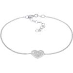 Silberne Romantische Elli Damenarmbänder aus Silber handgemacht zum Valentinstag 