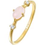 Klassische Elli Premium Topas Ringe aus Gelbgold 9K handgemacht für Damen 