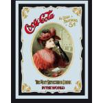 Vintage empireposter Coca Cola Bedruckte Spiegel aus Kunststoff 