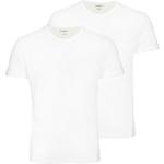 Weiße Klassische Armani Emporio Armani Rundhals-Auschnitt T-Shirts aus Baumwolle für Herren Größe S 