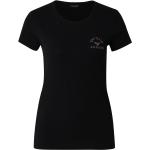 Schwarze Armani Emporio Armani T-Shirts aus Jersey für Damen Größe M 