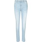 Blaue Armani Emporio Armani Slim Jeans aus Elastan für Damen Größe XXL 