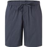 Reduzierte Blaue Stretch-Shorts aus Baumwolle für Herren Größe M 