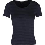 Reduzierte Dunkelblaue Kurzärmelige Armani Emporio Armani T-Shirts aus Jersey für Damen Größe S 