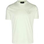Reduzierte Hellgrüne Kurzärmelige Armani Emporio Armani T-Shirts aus Baumwolle für Herren Größe L 