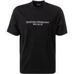 Reduzierte Kurzärmelige Armani Emporio Armani T-Shirts aus Baumwolle für Herren Größe M 