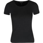 Reduzierte Schwarze Kurzärmelige Armani Emporio Armani T-Shirts aus Jersey für Damen Größe L 