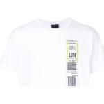 Weiße Kurzärmelige Armani Emporio Armani T-Shirts aus Baumwolle für Herren Größe L 