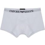 Reduzierte Weiße Armani Emporio Armani Herrenboxershorts aus Elastan Größe M 