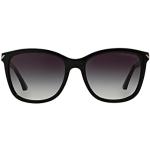 Reduzierte Schwarze Armani Emporio Armani Rechteckige Polarisierte Sonnenbrillen für Herren Größe XL 