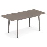 Reduzierte Sandfarbene EMU Gartenmöbel Tische aus Metall ausziehbar 