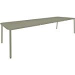 emu Yard Aluminium Gartentisch ausziehbar grau/grün LxBxH 160+55+55x97,5x74cm