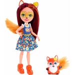 15 cm Mattel Enchantimals Puppen Fuchs 
