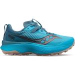 Reduzierte Blaue Saucony Endorphin Nachhaltige Trailrunning Schuhe für Damen Größe 42,5 