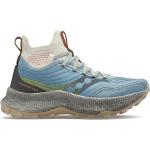 Reduzierte Blaue Saucony Endorphin Trailrunning Schuhe für Damen Größe 38,5 