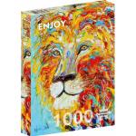 1000 Teile Kinderpuzzles Löwen 