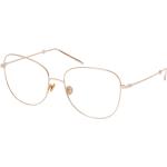Goldene EOE - Eifel Outdoor Equipment Quadratische Damenbrillen aus Titan 