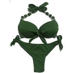 Armeegrüne Bikini Sets in 75C für Damen Größe XXL 