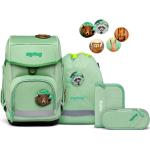 Grüne Klassische Ergobag Cubo Schulranzen Sets für Kinder 