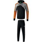 erima Herren Trainingsanzug Premium One 2.0 1071807+3100702 XXL schwarz/grau melange/neon orange