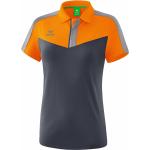 Orange Erima Damenpoloshirts & Damenpolohemden Orangen Größe S 