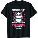 Es gab ein Mädchen, das Pandas Panda wirklich liebte T-Shirt