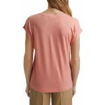 Pinke Esprit T-Shirts Orangen aus Lyocell für Damen Größe L 