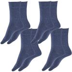 ESPRIT Damen Socken Basic Pure 4er Pack, Größe:39-42, Farbe:Navyblue m (6490)
