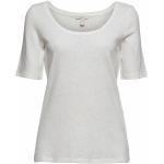 Offwhite Esprit Rundhals-Auschnitt T-Shirts aus Jersey für Damen 