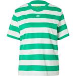 Grüne Gestreifte Langärmelige Esprit T-Shirts aus Jersey für Damen Größe XS 
