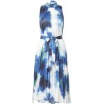 Blaue Print Elegante Esprit Wadenlange | Midi Frühlingskleider für Damen 