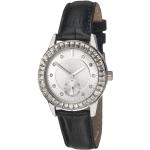 Silberne Esprit Damenarmbanduhren poliert Dornschließe mit Mineralglas-Uhrenglas 