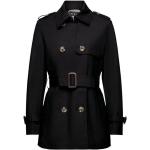 Schwarze Esprit Kurze Trenchcoats für Damen Größe S 