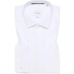 Weiße Elegante Slim Fit Hemden aus Baumwolle 