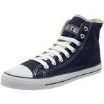 Ethlatic Unisex Fair Trainer Cap Hi Cut Classic Sneaker, Ocean Blue Just White, 36 EU