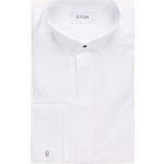 Weiße Business ETON Slim Fit Hemden aus Baumwolle für Herren 