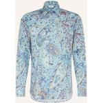 Hellblaue Paisley Etro Regular Fit Hemden aus Elastan für Herren 