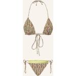 Reduzierte Helllilafarbene Etro Triangel Bikinis aus Elastan für Damen Größe M 