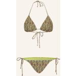 Reduzierte Hellorange Etro Triangel Bikinis aus Elastan für Damen Größe XS 